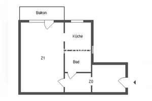Tauschwohnung: 1,5 Zimmerwohnung gegen 2–3 Zimmerwohnung – Die vollständige Adresse der Immobilie erhältst du vom Anbieter., 14473 Südliche Innenstadt, Potsdam – Vorschaubild 3
