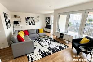 Moderne Wohnung mit vier Zimmern und Balkon