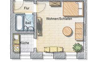Provisionsfrei: modernes City-Apartment mit Einbauküche in Zentrumsnähe! – Die vollständige Adresse der Immobilie erhältst du vom Anbieter., 1067 Friedrichstadt, Dresden – Vorschaubild 21