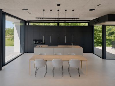 Architektur-Statement in Randlage – Neubau 2023, Pool, Wellnesshaus, 2.500 m²-Grundstück