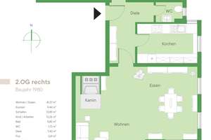 Stilvolles Wohnen mit Blick ins Grüne: Großzügige 3-4 Zimmer DG-Wohnung mit Balkon, Kamin & Garage  – Die vollständige Adresse der Immobilie erhältst du vom Anbieter., 65189 Südost, Wiesbaden – Vorschaubild 10