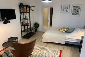 Voll möblierte 1-Zimmer-Wohnung in Frankfurt – 60598 Sachsenhausen-Süd, Frankfurt am Main – Vorschaubild 1