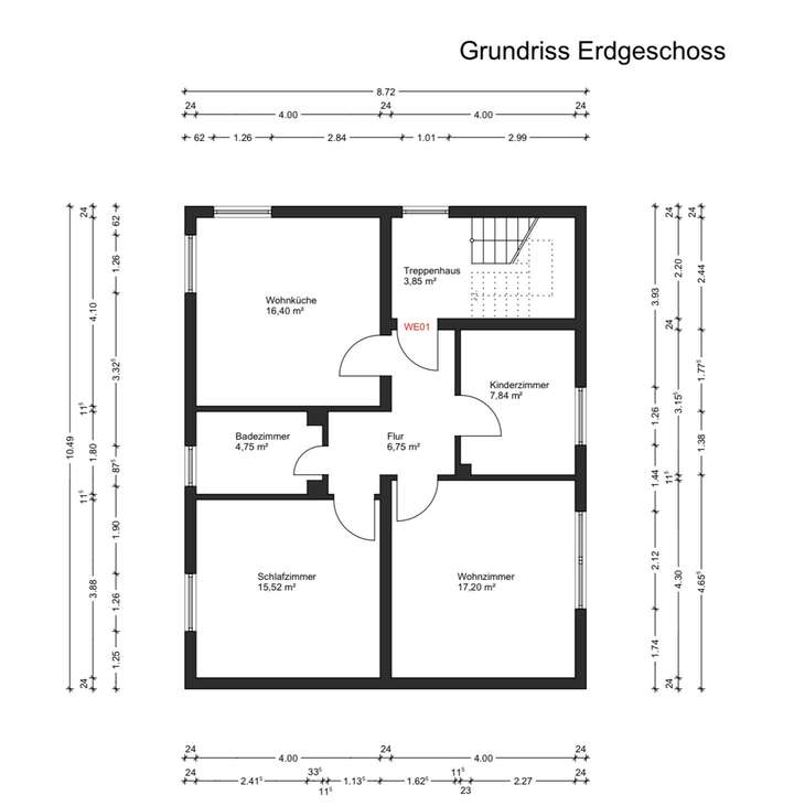 Grundriss Erdgeschoss
