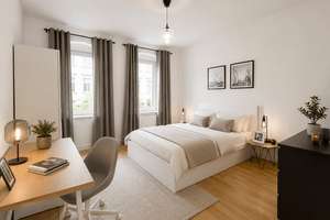 +++ Stilvoll sanierte 4-Zimmer-Altbauwohnung mit zwei Bädern und ruhigem Innenhofblick +++ – Die vollständige Adresse der Immobilie erhältst du vom Anbieter., 13351 Wedding, Berlin – Vorschaubild 1
