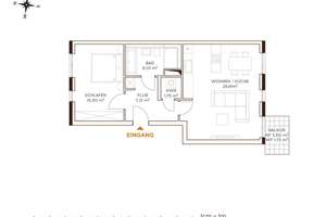 Exklusive 2-Zimmer-Wohnung mit Südbalkon – Steenwisch 28, 22527 Stellingen, Hamburg – Vorschaubild 6