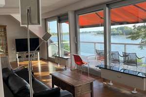 Stunning light-flooded furnished Rhine penthouse, S-W aspect in Düsseldorf-Wittlaer – Bockumer Strasse 171, 40489 Wittlaer, Düsseldorf – Vorschaubild 2