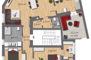 Modernes 4,5‑Raumkonzept trifft auf Altbaucharme – 127 m² ETW mit Balkon, Tageslichtbad + Gäste-WC – Die vollständige Adresse der Immobilie erhältst du vom Anbieter., 45144 Frohnhausen, Essen – Vorschaubild 19