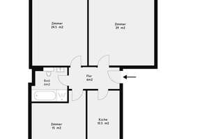 Helle 3-Zimmer Wohnung im 4. OG mit 2 Balkonen in Prenzlauer Berg – Stargarderstr. 21, 10437 Prenzlauer Berg, Berlin – Vorschaubild 18