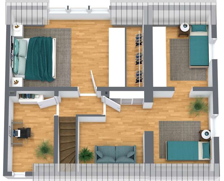 Grundriss - Dachgeschoss