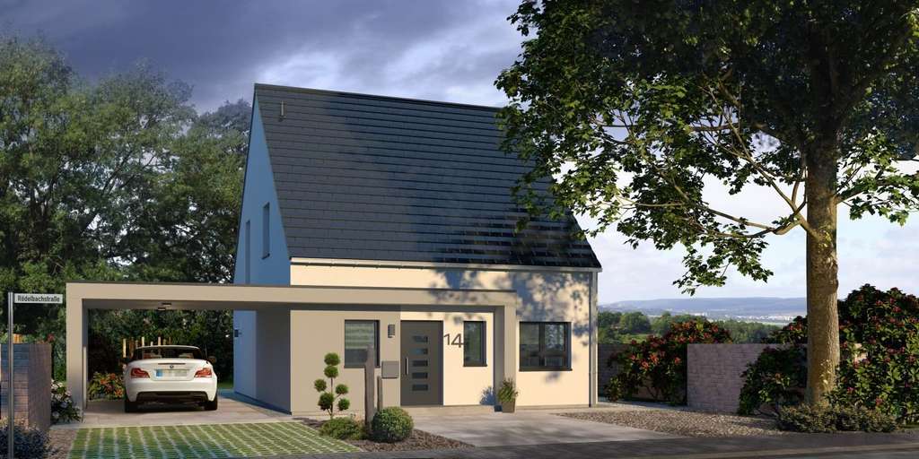 Wohnen in Bestlage in Nilkheim: Ihr schlüsselfertiges Einfamilienhaus mit Bodenplatte 