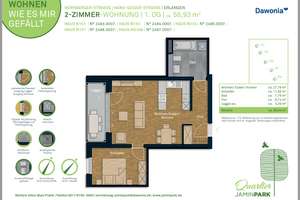 2-Zimmer-Wohnung mit EBK und Balkon – Nürnberger Straße 153, 91052 Rathenau, Erlangen – Vorschaubild 8