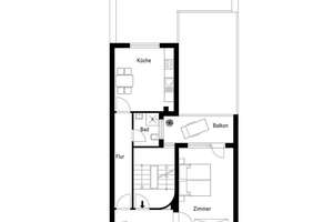 Top vermietete Maisonette-Wohnung in Münster Zentrum – Die vollständige Adresse der Immobilie erhältst du vom Anbieter., 48143 Bahnhof, Münster – Vorschaubild 9