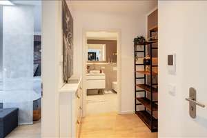 Möbliert: Lichtdurchflutete 2-Zimmer Wohnung mit großer Dachterrasse  – Die vollständige Adresse der Immobilie erhältst du vom Anbieter., 81371 Sendlinger Feld, München – Vorschaubild 9