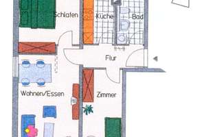 GEMÜTLICHes Pärchen-NEST mit SÜDBALKON und ERZGEBIRGSBLICK im GRÜNen – Röhrsdorfer Straße 18, 9117 Rabenstein, Chemnitz – Vorschaubild 4