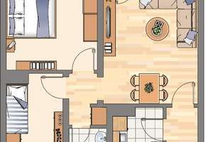 3-Zimmer-Wohnung in Dortmund Wickede mit einem Fußbodenbelag!!!!!! – 44319 Wickede, Dortmund – Vorschaubild 7