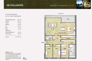 Loft mit Blick auf den lebendigen Hafen – Im Zollhafen 14, 50678 Altstadt/Süd, Köln – Vorschaubild 14