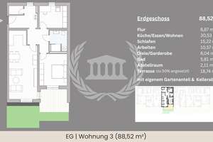 RESERVIERT! Kaufen & einziehen: 3-Zi-Neubauwohnung im EG mit Terrasse & Garten | KfW40 QNG | W03 – Die vollständige Adresse der Immobilie erhältst du vom Anbieter., 93059 Reinhausen, Regensburg – Vorschaubild 31