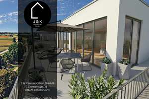 Topmodernes 2-Zimmer-Penthouse mit Weitblick in Plankstadt – KfW40 QNG Neubau 2026 – Die vollständige Adresse der Immobilie erhältst du vom Anbieter., 68723 Plankstadt – Vorschaubild 1
