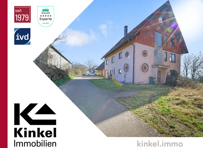 2-3 unit Multi-family House – Calw/Spindlershof – Renovation Project with Adjacent Scheune