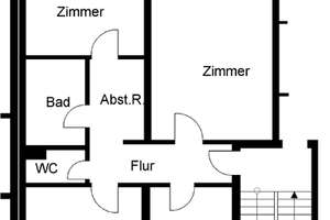 Geräumige 3-Zimmer-Wohnung am Eskesberg – Fliednerweg 9, 42115 Elberfeld West, Wuppertal – Vorschaubild 2