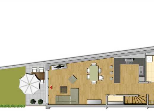 Individuelles 3 Raum Garden House mit offener Küche, Terrasse und Gartennutzung