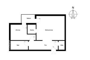 Bezugsfreie großzügige 2 Zimmerwohnung mit Balkon, TG-Stellplatz und Abstellraum – Die vollständige Adresse der Immobilie erhältst du vom Anbieter., 4329 Heiterblick, Leipzig – Vorschaubild 10