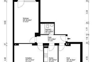 Helle 3-Zimmer-Wohnung in begehrter Lage direkt in der Nähe des Aachener Weihers – Die vollständige Adresse der Immobilie erhältst du vom Anbieter., 50931 Lindenthal (Ortsteil), Köln – Vorschaubild 4