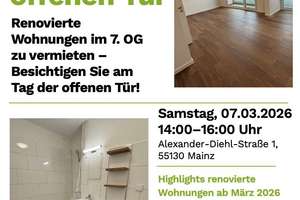 + NEU + Erstbezug nach Renovierung: 1-Zimmer-Wohnung in Mainz mit Balkon – Alexander-Diehl-Str. 1, 55130 Weisenau, Mainz – Vorschaubild 17