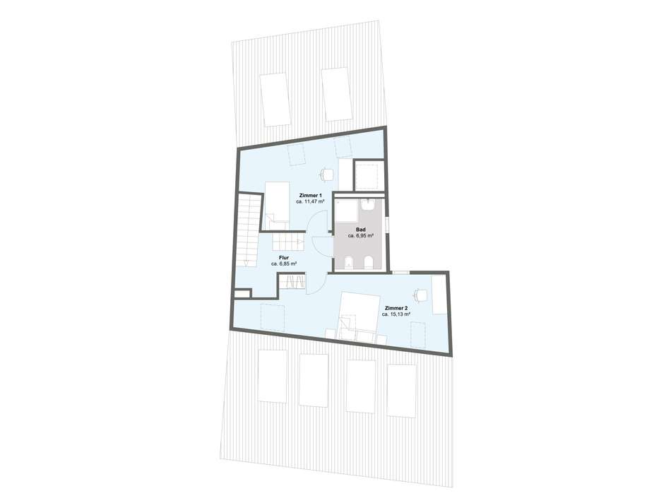 Grundriss Dachgeschoss 2