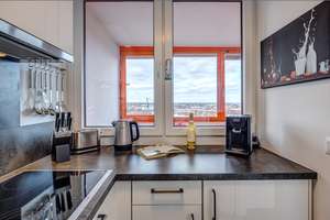 Möbliert: Helle, schöne 1-Zimmer Wohnung mit Panoramablick  – 80687 Friedenheim, München – Vorschaubild 4