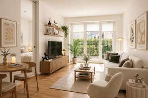 Beverbäker Wiesen - gemütliches KUBOX-Apartment mit großer Terrasse und Einbauküche – Ammergaustraße 98, 26123 Ohmstede, Oldenburg (Oldenburg) – Vorschaubild 2