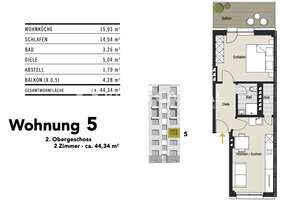 LEBENSQUALITÄT ZUM WOHLFÜHLEN: 2-ZIMMER ENERGIESPARWOHNUNG IN UNINÄHE +PROVISIONSFREI+ – Die vollständige Adresse der Immobilie erhältst du vom Anbieter., 50674 Neustadt/Süd, Köln – Vorschaubild 7