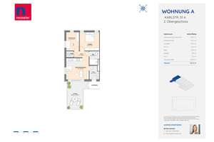 3- Zimmer Neubauwohnung Eilendorf mit Dachterrasse – Die vollständige Adresse der Immobilie erhältst du vom Anbieter., 52080 Eilendorf, Aachen – Vorschaubild 5