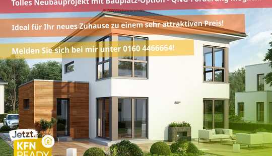 Bild von 🏗️🏡 Wunderschöne Stadtvilla 💚 als Effizienzhaus inkl. Grundstück sucht Baufamilie!