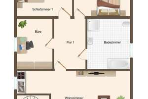3 Wohneinheiten + großes Grundstück – modernisierter Resthof Osnabrück/Münster – Die vollständige Adresse der Immobilie erhältst du vom Anbieter., 49525 Lengerich – Vorschaubild 6