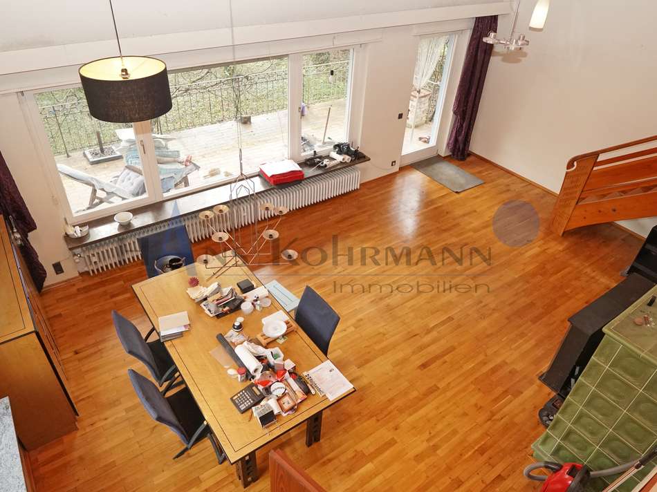 Wohn-/Esszimmer von oben