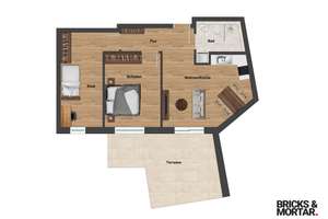 3 Zimmer Wohnung im Erdgeschoss Neubau an der Kahnfahrt