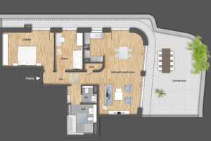 Großzügige und moderne Penthouse Wohnung – Im Förstlen 5, 72555 Metzingen – Vorschaubild 13