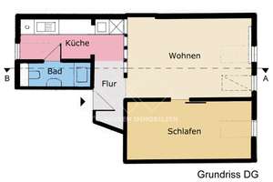 Seitlich Taunusstr.: 2-Zimmer-Wohnung in schön saniertem Altbau m. Einbauküche u. Carport – Adlerstr. 71, 65183 Mitte, Wiesbaden – Vorschaubild 7