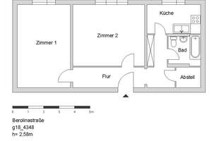 2-Zimmer-Wohnung in Mitte WBS 100/140 – Berolinastraße 13, 10178 Mitte (Ortsteil), Berlin – Vorschaubild 6