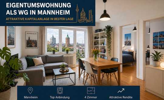 Provisionsfrei / Kapitalanlage in Mannheim – Sofort Cashflow + massive Steuervorteile nutzen