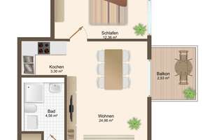 Solide Kapitalanlage mit Eigenbedarfspotenzial: Helle 2-Raum-Wohnung mit Balkon, Aufzug & Stellplatz – 39108 Stadtfeld Ost, Magdeburg – Vorschaubild 22