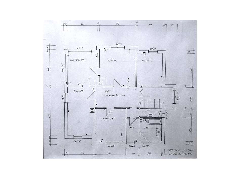 Grundriss Obergeschoss 