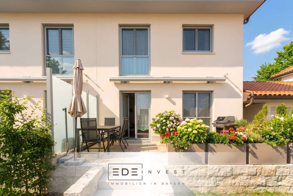 Immobilie in Obergriesbach - FÜR KÄUFER PROVISIONSFREI: Exklusive Neubau Doppelhaushälfte in Obergriesbach zwischen Augsburg und  - Bild 0