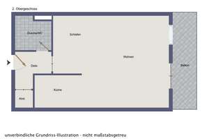 Wohnen mit Charakter: Helle 1,5-Zimmer-Wohnung in Ludwigsburg – Landäckerstraße 3, 71642 Neckarweihingen, Ludwigsburg – Vorschaubild 2