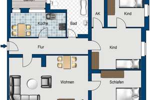 Viel Platz für die ganze Familie! – Försterstr. 15, 39112 Leipziger Straße, Magdeburg – Vorschaubild 2