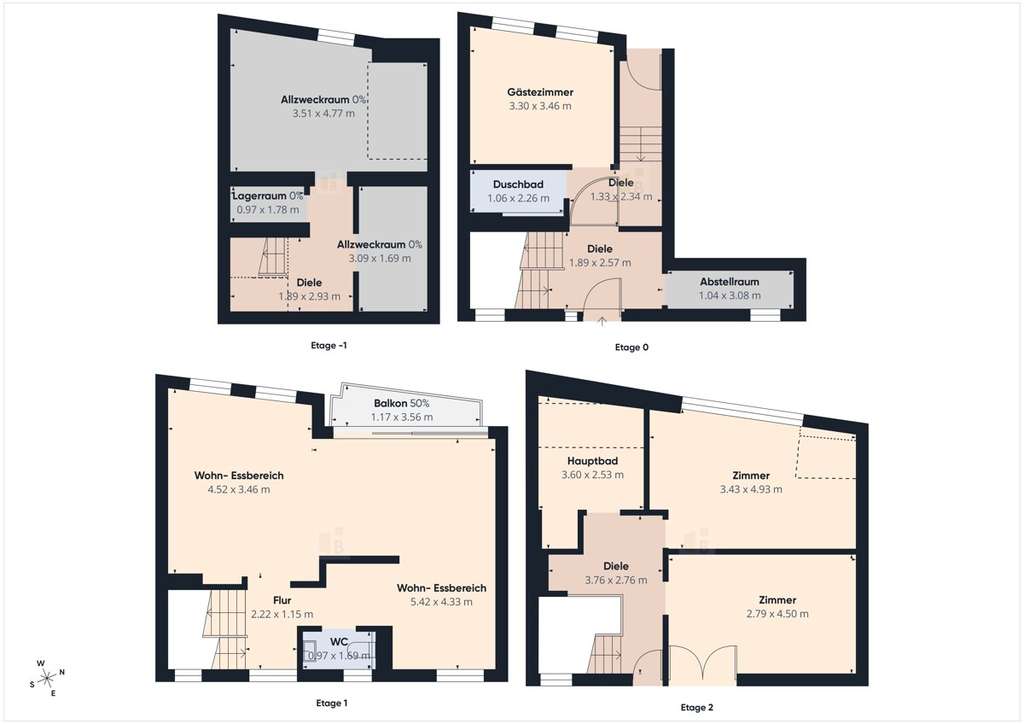 Immobilie in Nieder-Olm - Hochwertiges Stadthaus im KfW-40-Plus-Standard in zentraler Lage von Nieder-Olm - Bild 1