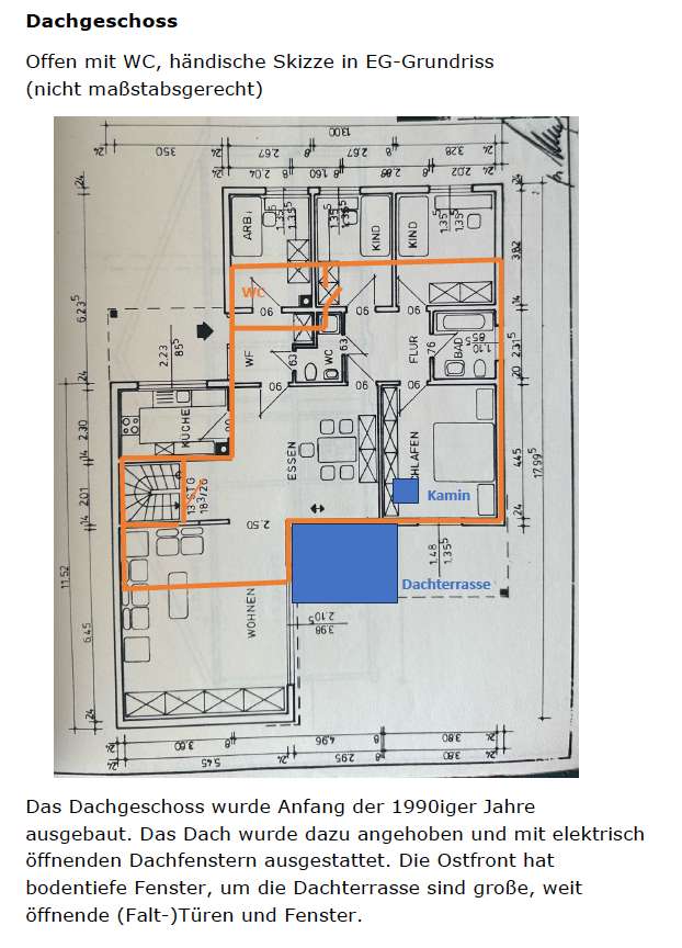 Grundriss Dachgeschoss