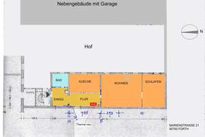 2 Zimmer Wohnung  – Marienstraße 21, 90762 Altstadt, Innenstadt, Fürth – Vorschaubild 4