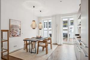 Ruhige Seitenstraße, zentrale Lage – 3 Zimmer mit großer Terrasse + Südbalkon in der Maxvorstadt
